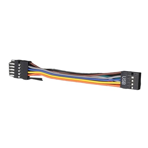 Sehuby Interner USB-Motherboard-Header USB 11-poliger Stecker auf 9-polige Buchse, Adapterkabel, nahtlose Verbindung, stabile Datenübertragung Sehuby Interner USB-Motherboard-Header USB 11-poliger Stecker auf 9-polige Buchse, Adapterkabel, nahtlose Verbindung, stabile Datenübertragung von Sehuby