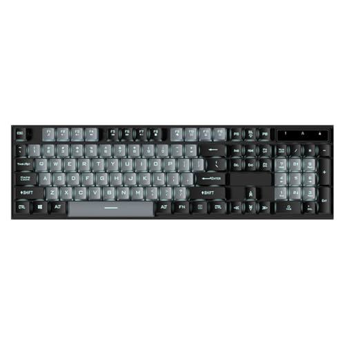 Sehuby Mechanische Tastaturen, beleuchtete Kabel-Gaming-Tastaturen für PC mit mechanischem Gefühl und ergonomischen Tastaturen, Gamer von Sehuby