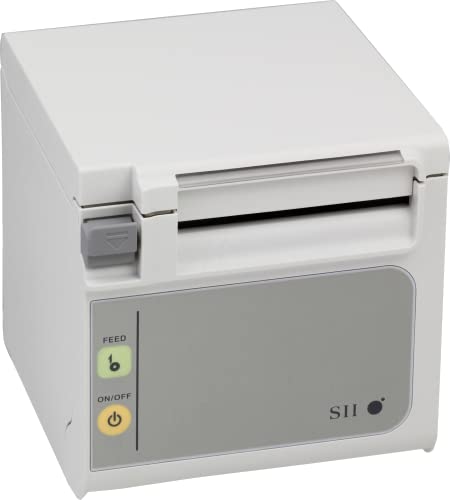Seiko Instruments 22450058 Quittungsdrucker, POS/Kasse, Front-Exit, LAN, Weiß, 129 mm Länge, 129 mm Breite, 129 mm Höhe von Seiko Instruments