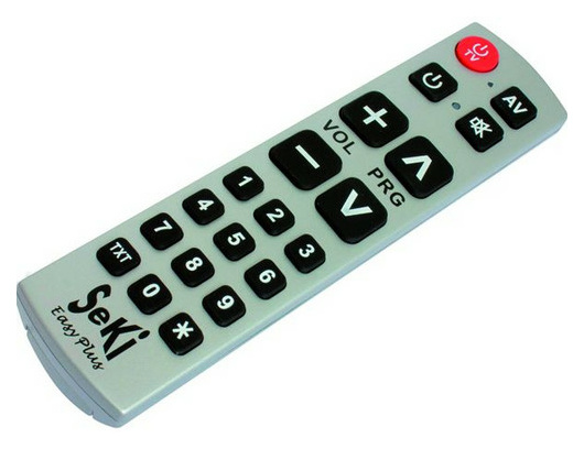 SeKi Easy Plus Fernbedienung silber SeKi Easy Plus Fernbedienung silber von Seki