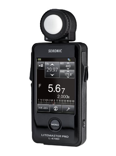 Sekonic L-478D LiteMaster Pro Belichtungsmesser mit Touch-Screen ohne Funksender von Sekonic