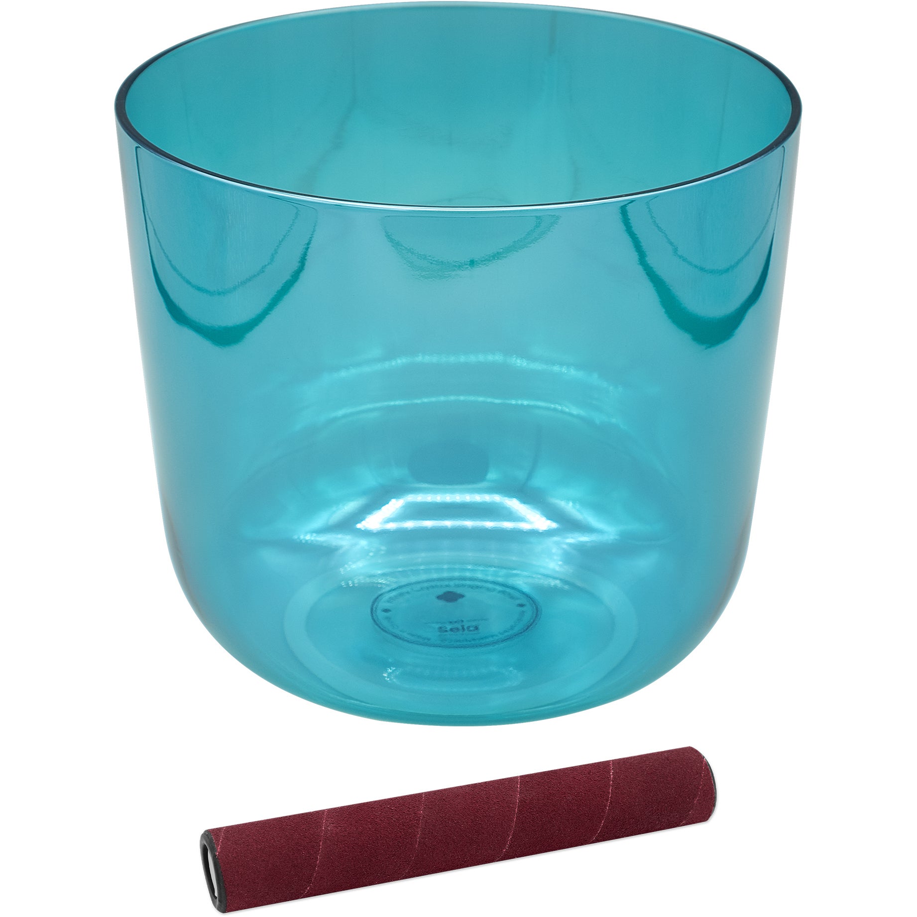 Sela Infinity Crystal Singing Bowl 432 Hz G4 Cyan klankschaal von Sela