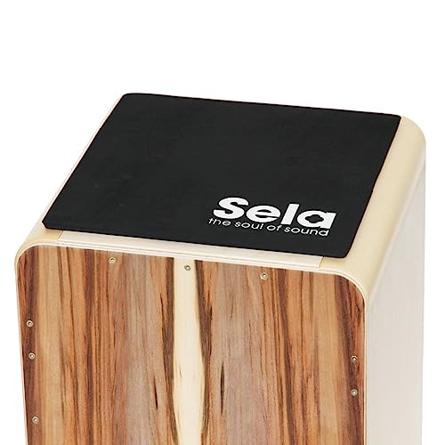 Sela SE 006 Cajon Pad Black, Sitzauflage, Sitzkissen, Polster für Cajons (Maße 26x26 cm), Cajon Zubehör, Anti-Rutsch von Sela