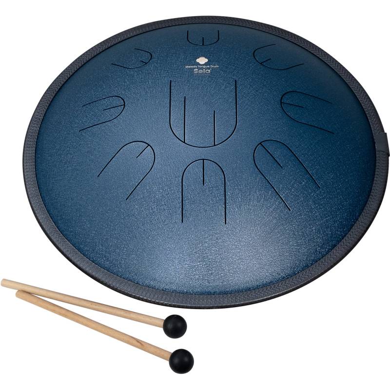 Sela SE 381 Melody Tongue Drum D Amara, 14-inch (Navy Blue With Gig Bag) von Sela