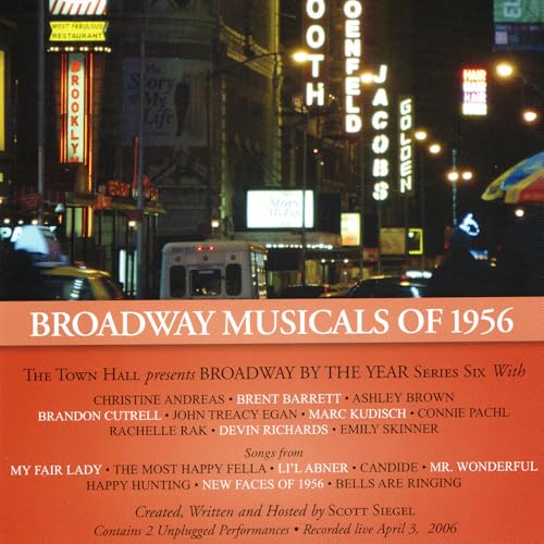 Broadway Musicals Of 1956 (With Emily Skinner/Brent Barrett/Christine Andreas) von Select O Hits
