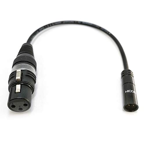 Selected Cable 50cm Mini-XLR male auf XLR female für z.B. Blackmagic 6K 4K BMPCC Audio- Mikrofonkabel - SC-AK-mXLR-XLR-0050-1,6ft von Selected Cable