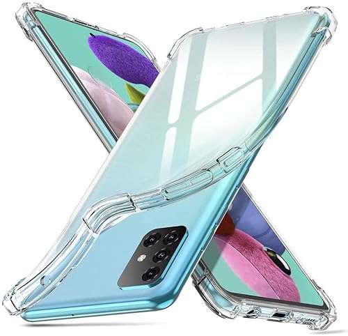 Für Samsung Galaxy A51 Hülle Shock Proof Transparent von Selected by GSMpunt.nl