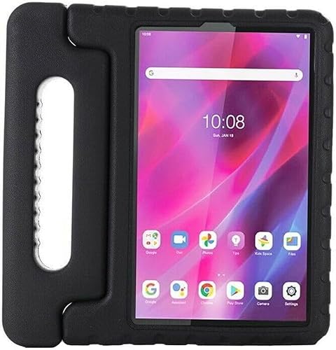 Kinder Tablet Hülle mit Griff Schwarz Geeignet für Lenovo Tab M10 Plus Gen 3 - Tablet Hülle Kinderfreundlich - Schutzhülle für Kinder - Shockproof - mit Ständer - Sturzschutz von Selected by GSMpunt.nl