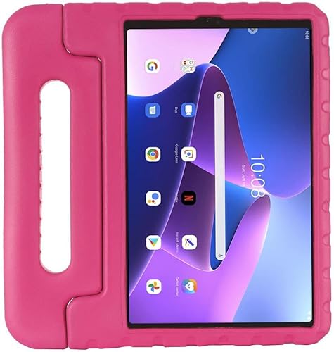 Lenovo Tab M10 Plus Gen 3 (10.6) Kinder Tablet Hülle mit Griff Pink von Selected by GSMpunt.nl