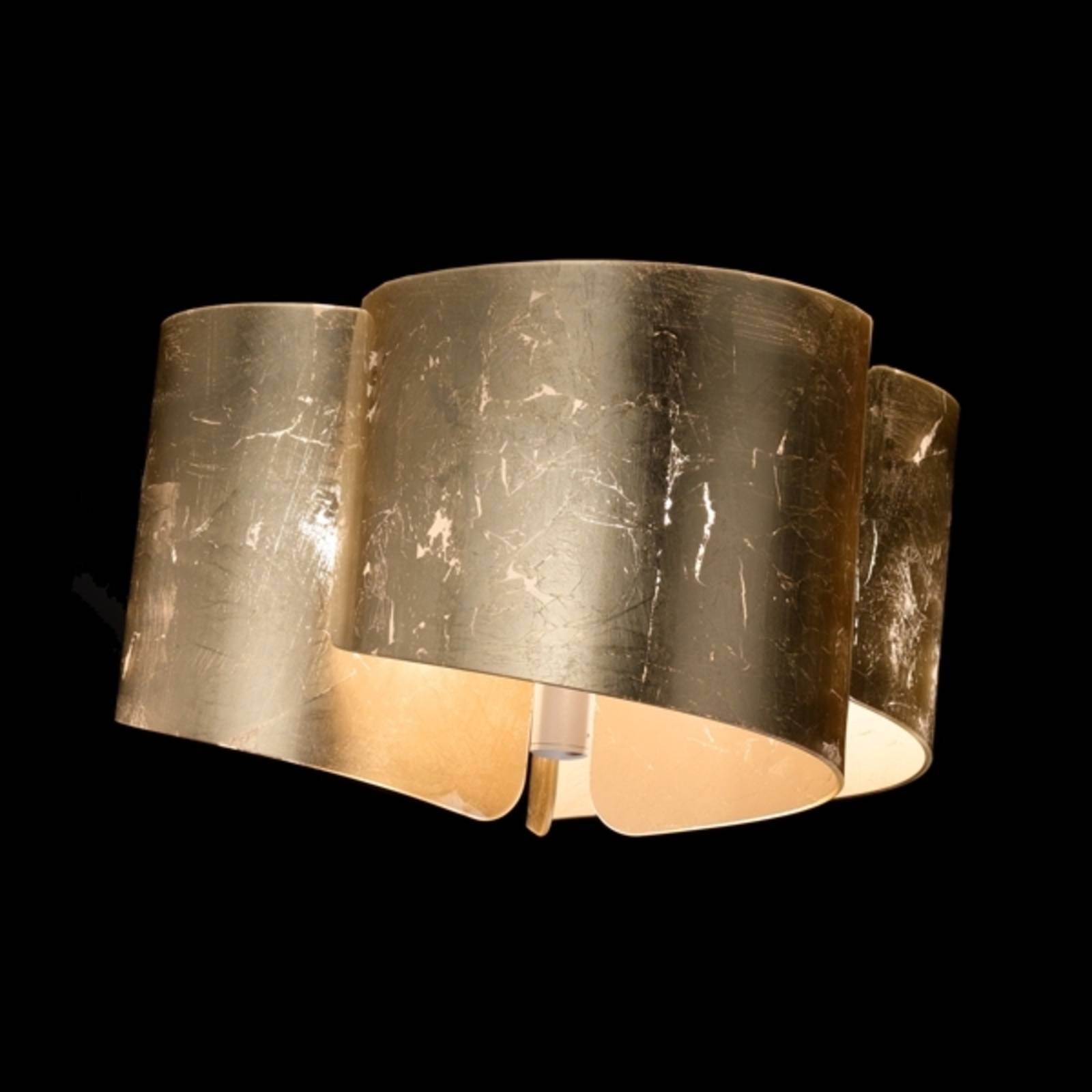 Deckenleuchte Papiro, 3-flammig, gold Deckenleuchte Papiro, 3-flammig, gold von Selène
