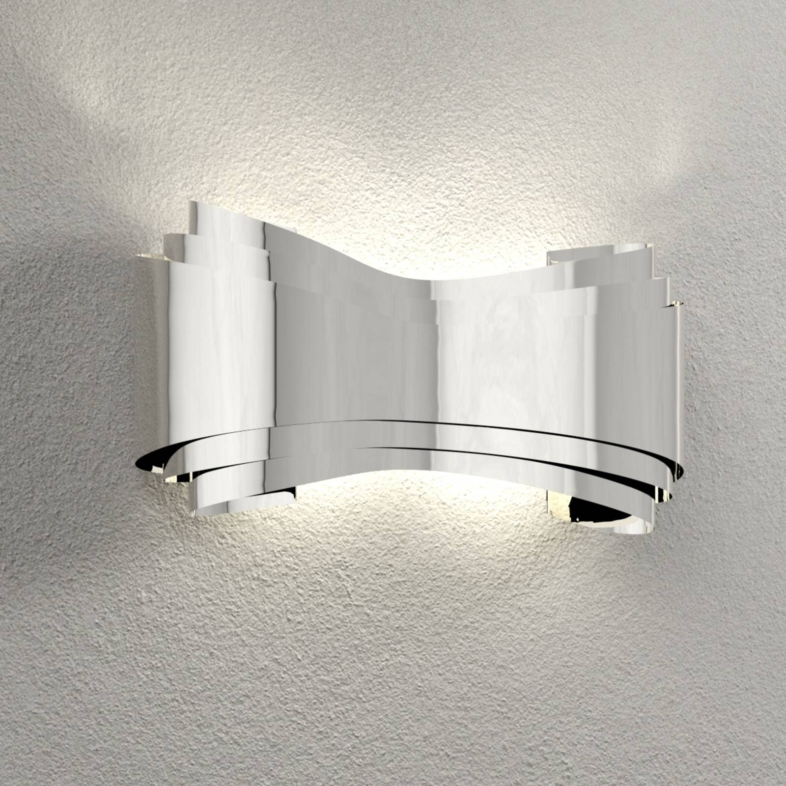 Designer-Wandlampe Ionica, chrom Designer-Wandlampe Ionica, chrom von Selène