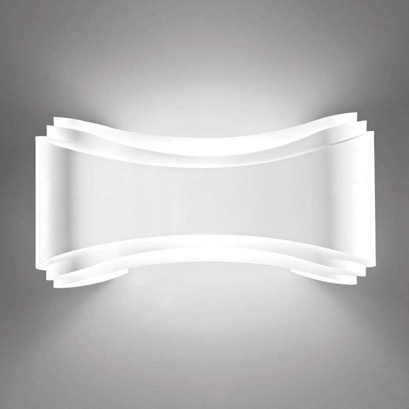 LED-Designer-Wandleuchte Ionica in Weiß von Selène