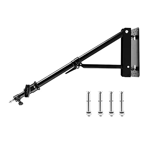 Selens Dreieck Wandmontage Auslegerarm 130cm, Triangle Boom Arm 180° Flexible Rotation Camera Wall Mount Galgen für Fotografie Fotostudio Ringlicht Softbox Regenschirm Reflektor Monolight Blitzlicht von Selens