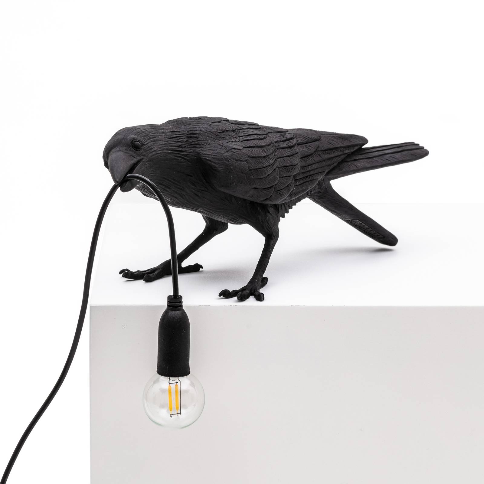 SELETTI Bird Lamp LED-Tischlampe spielend, schwarz SELETTI Bird Lamp LED-Tischlampe spielend, schwarz von Seletti