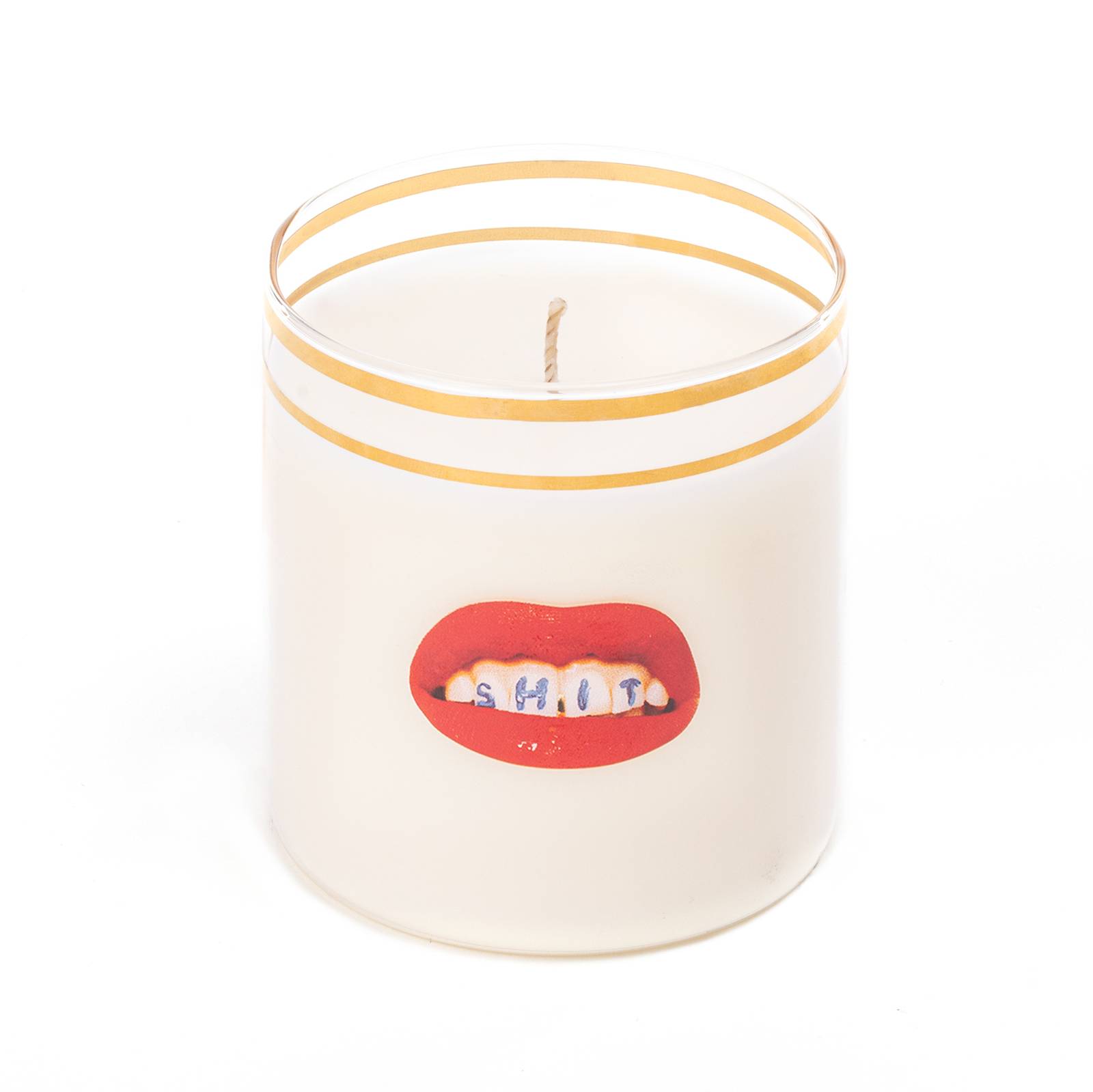 SELETTI Glaskerze SHIT, Höhe 8,5 cm, Wachs, vegan, Glas SELETTI Glaskerze SHIT, Höhe 8,5 cm, Wachs, vegan, Glas von Seletti