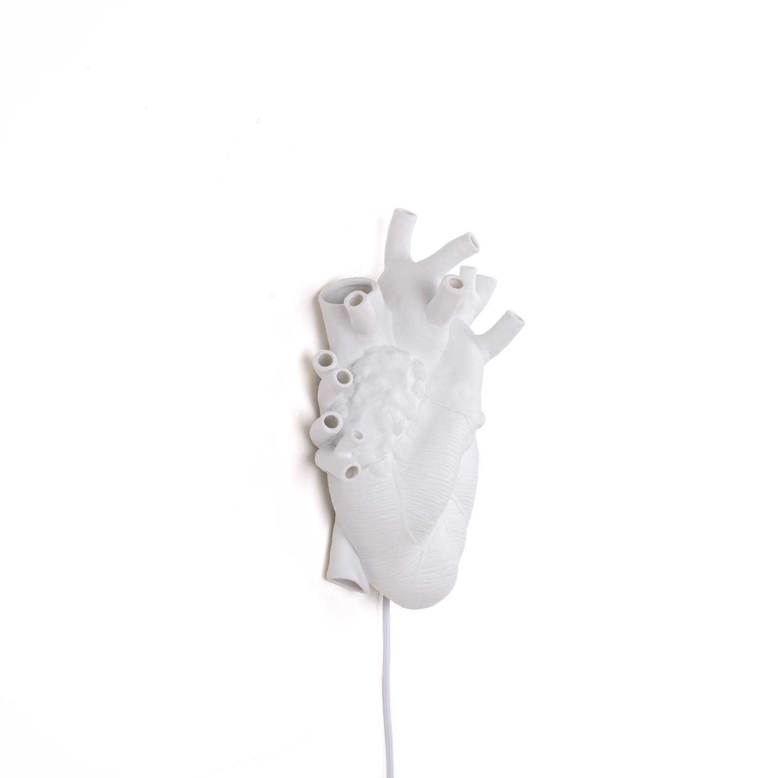SELETTI Heart Lamp LED-Wandlampe, Porzellan, weiß SELETTI Heart Lamp LED-Wandlampe, Porzellan, weiß von Seletti