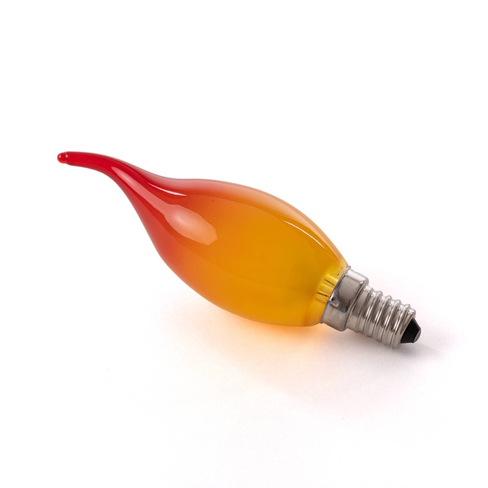 SELETTI LED-Lampe E14 3W Windstoß 5V, Grimm Bugia SELETTI LED-Lampe E14 3W Windstoß 5V, Grimm Bugia von Seletti