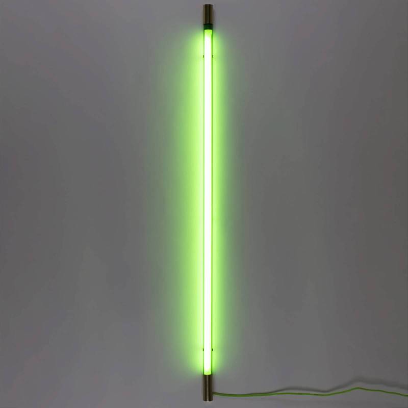 SELETTI Linea Gold LED-Wandlampe, grün von Seletti