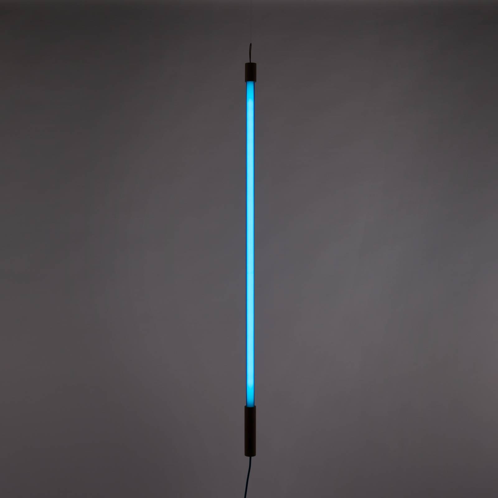 SELETTI LED-Leuchte Linea, blau, Holzdetails, universal SELETTI LED-Leuchte Linea, blau, Holzdetails, universal von Seletti