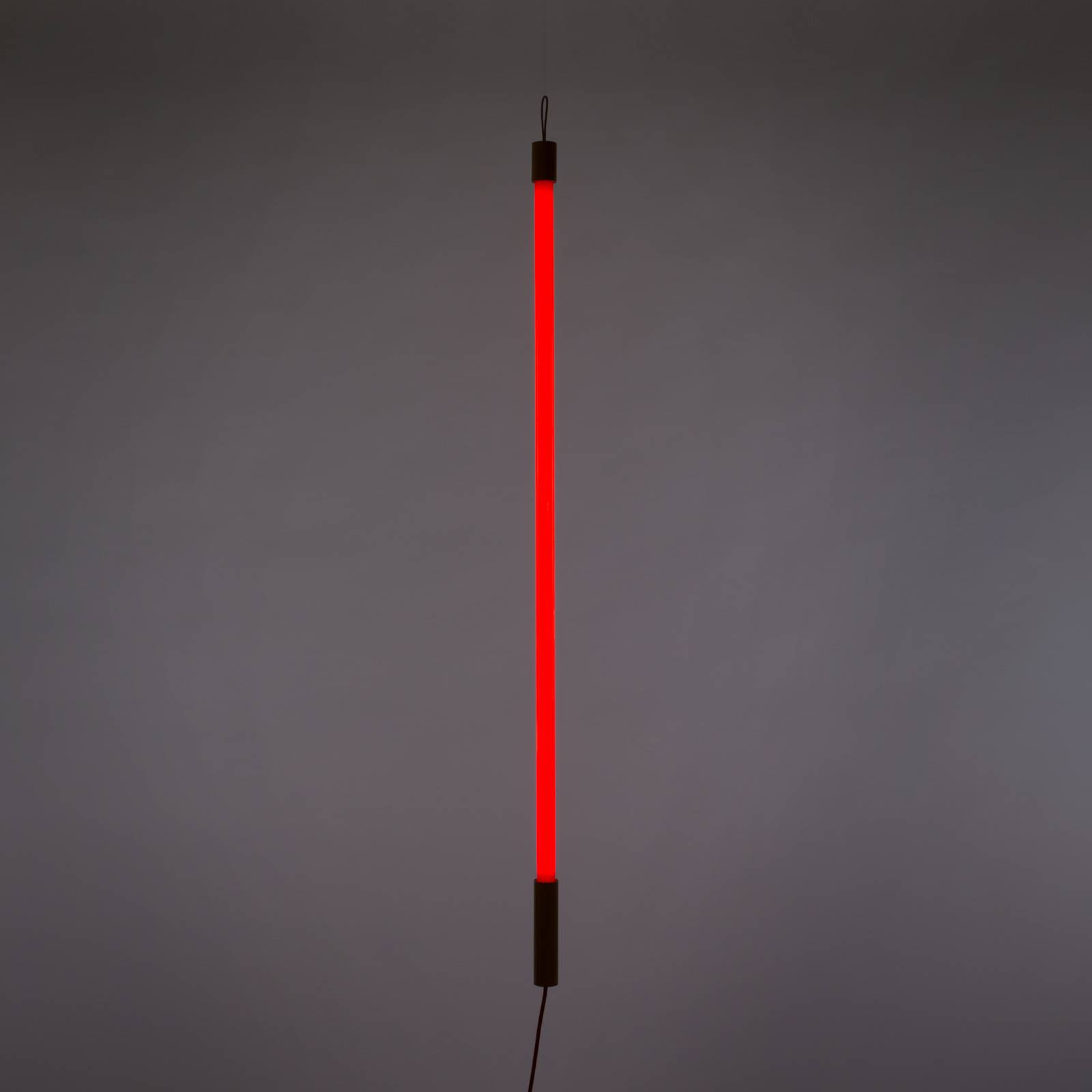 SELETTI LED-Leuchte Linea, rot, Holzdetails, universal SELETTI LED-Leuchte Linea, rot, Holzdetails, universal von Seletti