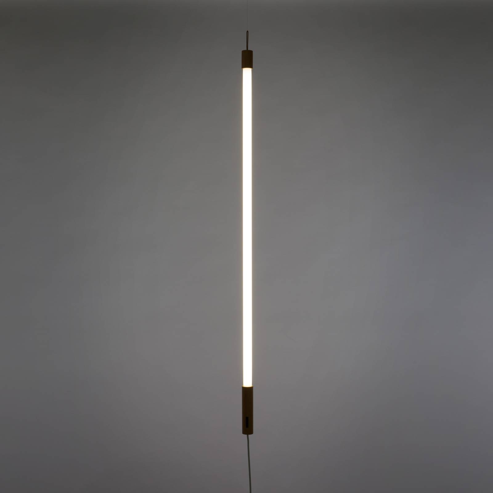 SELETTI LED-Leuchte Linea, weiß, Holzdetails, universal SELETTI LED-Leuchte Linea, weiß, Holzdetails, universal von Seletti