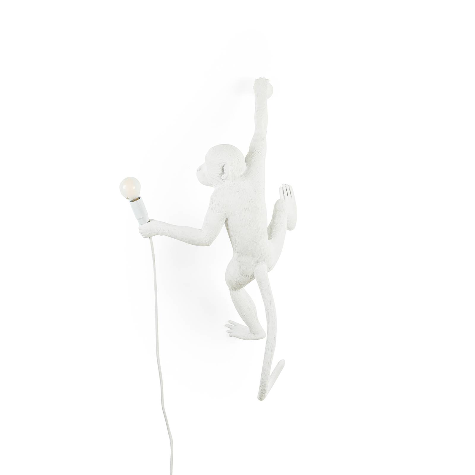 SELETTI Monkey Lamp LED-Deko-Wandlampe weiß rechts SELETTI Monkey Lamp LED-Deko-Wandlampe weiß rechts von Seletti