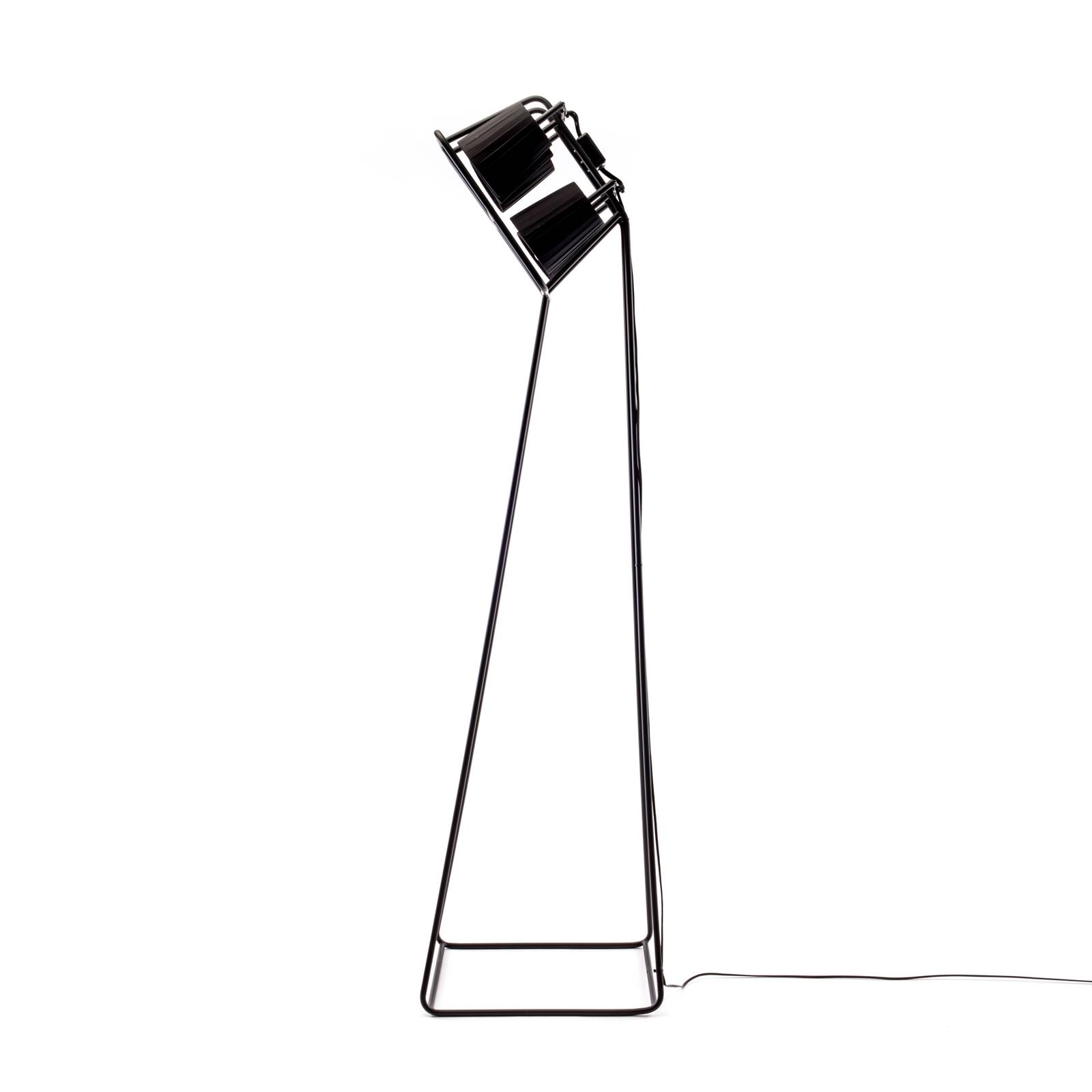 SELETTI Multilamp Stehlampe, sechsflammig, schwarz von Seletti