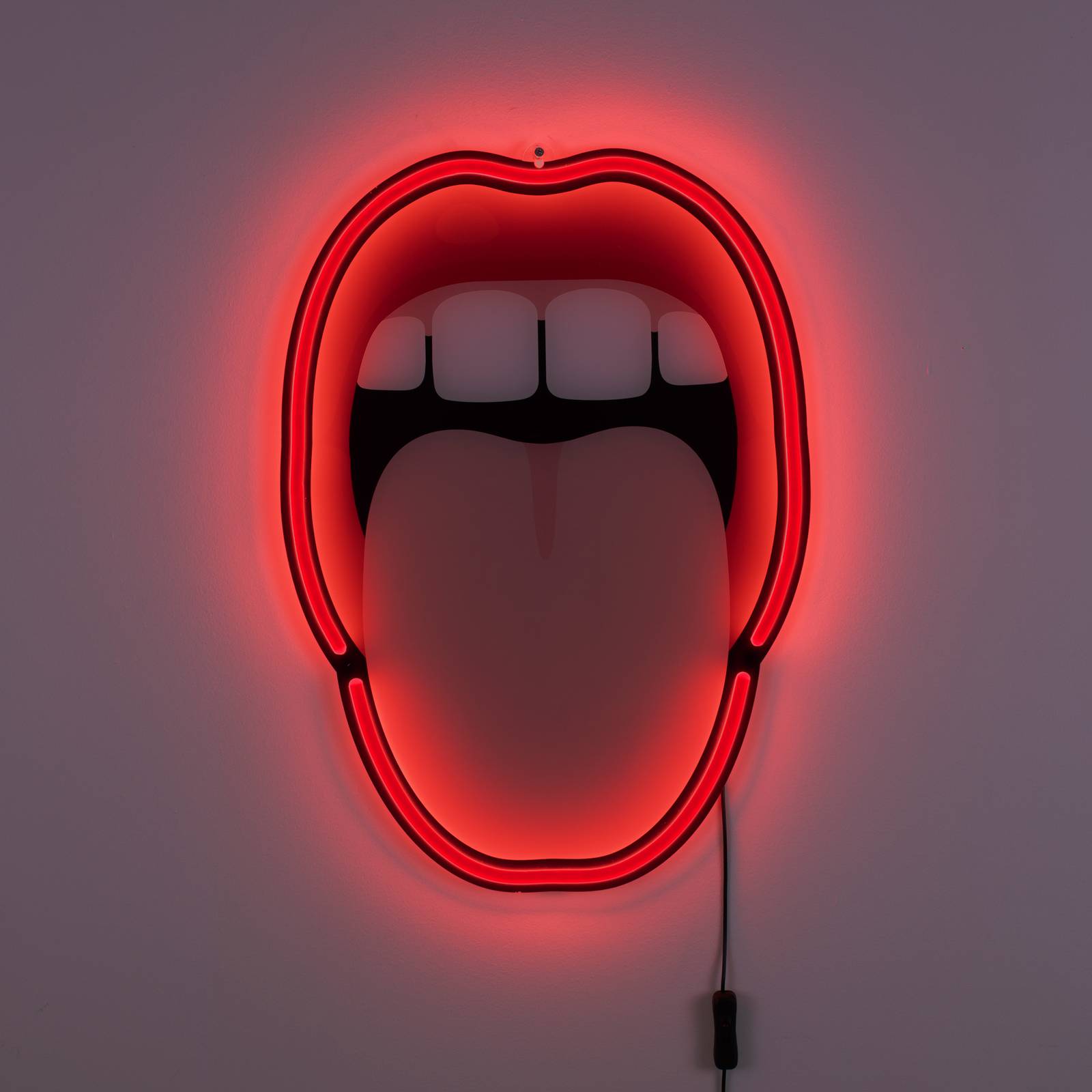 SELETTI Tongue LED-Deko-Wandleuchte, 41x58cm SELETTI Tongue LED-Deko-Wandleuchte, 41x58cm von Seletti