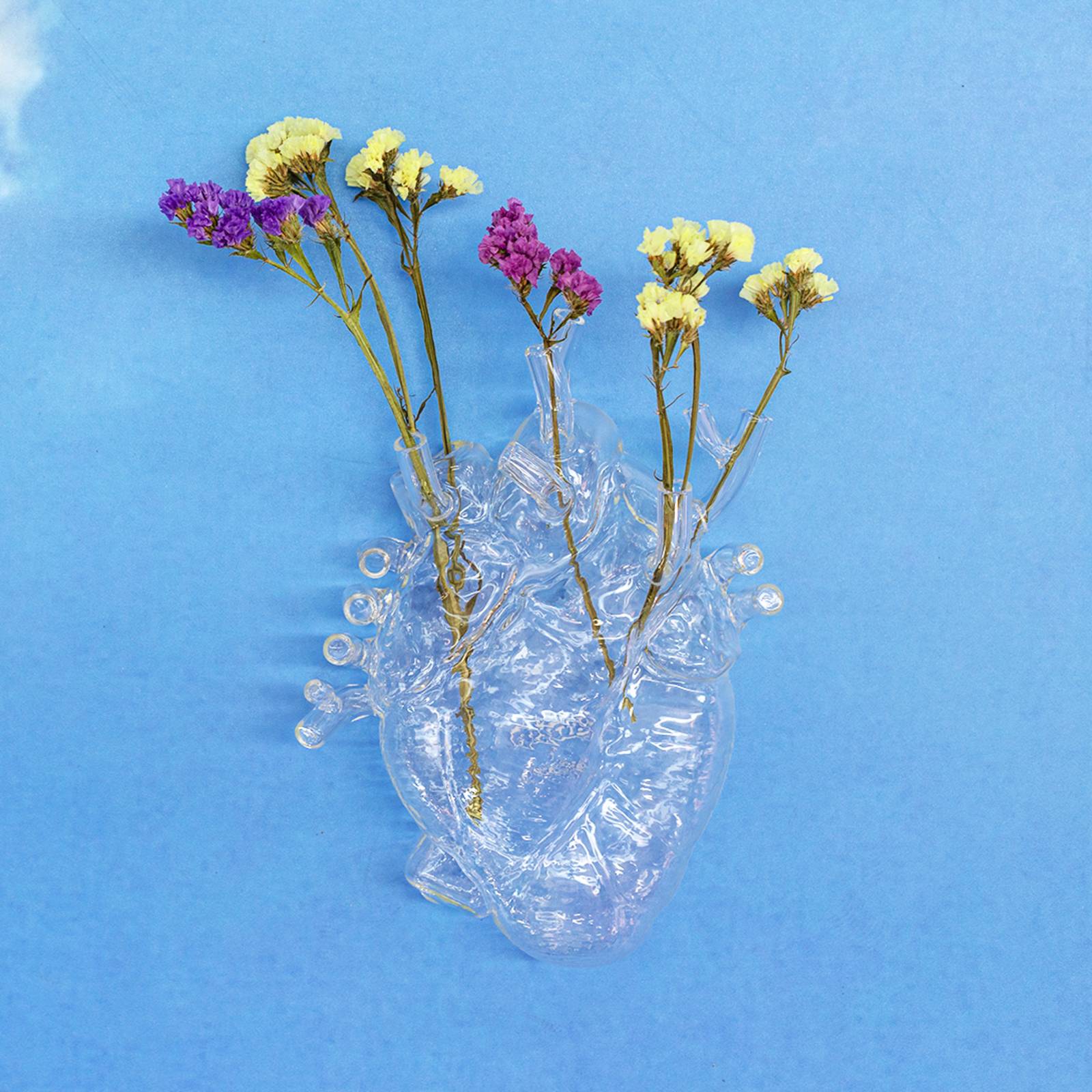 SELETTI Vase Love in Bloom, klar, Höhe 24 cm, Herzform, Glas SELETTI Vase Love in Bloom, klar, Höhe 24 cm, Herzform, Glas von Seletti
