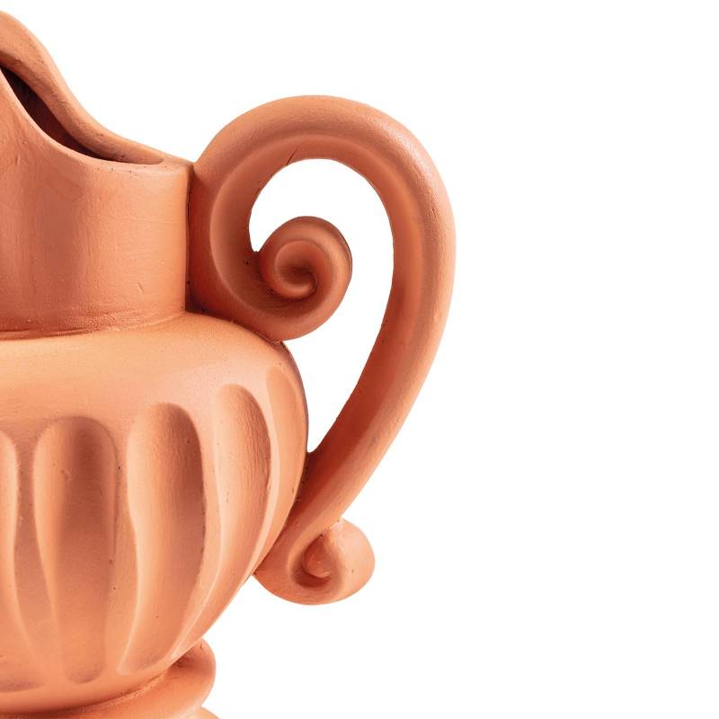SELETTI Vase Magna Graecia Caraffa, Höhe 33 cm, Terracotta von Seletti