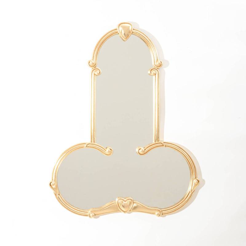 SELETTI Wandspiegel Liberty Man, Höhe 72 cm, Glas, Holz von Seletti