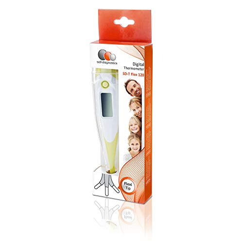 self-diagnostics Fieberthermometer - Fieberthermometer Digital - Fieber Thermostat - für Baby, Kind, Erwachsene – weiche, flexible Spitze - sanftes Messen self-diagnostics Fieberthermometer - Fieberthermometer Digital - Fieber Thermostat - für Baby, Kind, Erwachsene – weiche, flexible Spitze - sanftes Messen von Self-Diagnostics