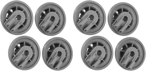 8 x Geschirrspülerräder, Geschirrspülerkorbrad, Unterkorbrod, Geschirrspüler-Unterrad, kompatibel für Bosch Siemens mit dem Originalcode 611475 00611475 von Self Spares