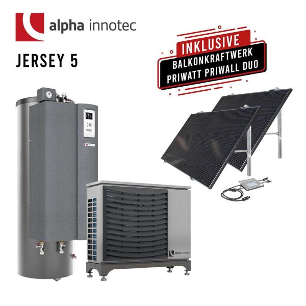alpha innotec Luft/Wasser Wärmepumpe Jersey 5-1 inkl. GRATIS Priwat... von Selfio