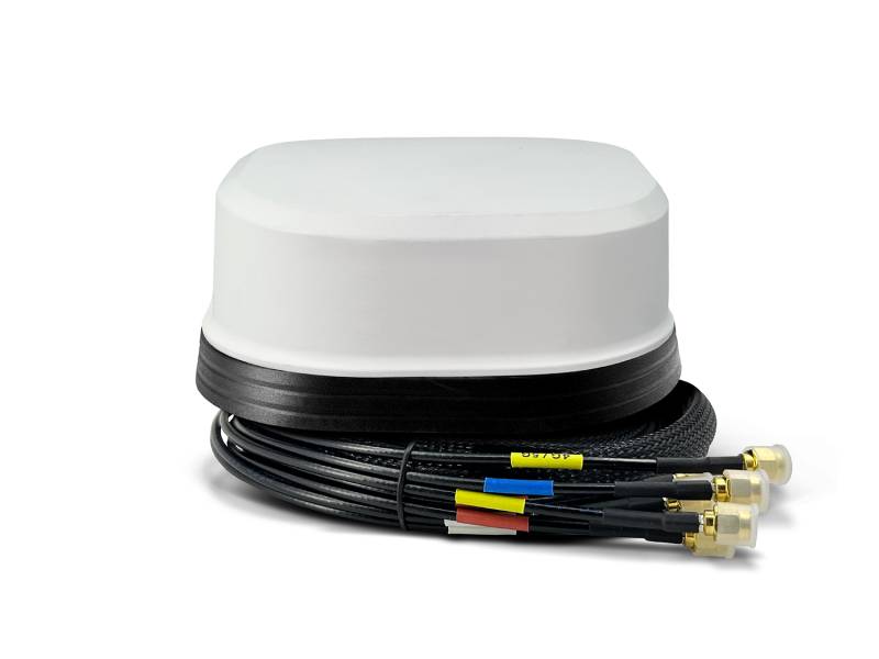 SATCO Antenne RUTC50 RUTX50 RUTM54 / SELFSAT MWR weiß, 4x 5G, 2x WLAN, 1x GPS, je 2m, bis +13 dBi von Selfsat