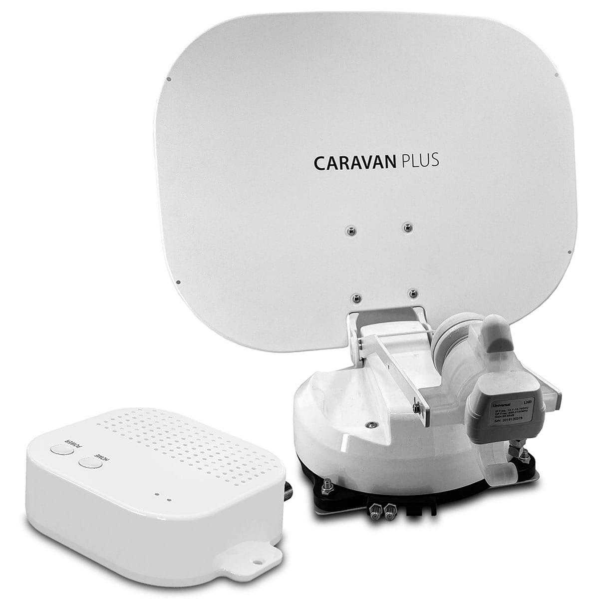 Selfsat Caravan Plus Twin Vollautomatische Sat Antenne (für 2 Teilnehmer iOS / Android Steuerung) von Selfsat