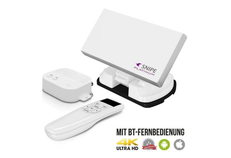 Selfsat SNIPE Platinum - Single - Mit BT Fernbedienung und iOS / Android SAT-Antenne von Selfsat