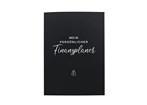 Finanzplaner DIN A4 – Tracke monatliche Einnahmen, Ausgaben & Budget – Geld Planer in Deutsch mit 36 Seiten – Planner zum Sparen und Kontrolle deine monatlichen Fixkosten – Schwarz/Weiß von SellerRocket