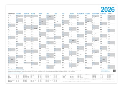 XXl Wandkalender 2026 / Kalender Jahresplaner - 14 Monate Jahreskalender (Din A1, 59,4 x 84, 1 cm) von SellerRocket