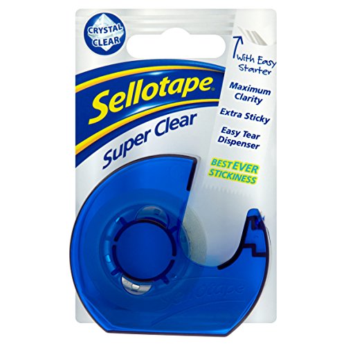 Sellotape 1766006 Super Klebeband, transparent, 18 mm x 15 m von Sellotape