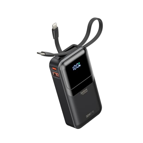 Power Bank 30W, 10000mAh Mini Powerbank Schnellladefunktion Portable Charger USB C Input & Output Externer Handyakkus mit 4 Ports, Tragbares Ladegerät für iPhone 16 15 14 13 12, iPad, MacBook, Galaxy Power Bank 30W, 10000mAh Mini Powerbank Schnellladefunktion Portable Charger USB C Input & Output Externer Handyakkus mit 4 Ports, Tragbares Ladegerät für iPhone 16 15 14 13 12, iPad, MacBook, Galaxy von Selore&S-Global