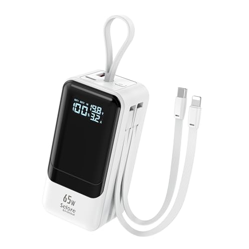 Power Bank 65w, Powerbank USB C Schnellladefunktion Tragbares Ladegerät mit 4 Ports, Handy Akkupack Portable Charger Power Bank für Laptop iPhone 16 15 14 13 12 Pro Max, MacBook, iPad, Samsung Galaxy Power Bank 65w, Powerbank USB C Schnellladefunktion Tragbares Ladegerät mit 4 Ports, Handy Akkupack Portable Charger Power Bank für Laptop iPhone 16 15 14 13 12 Pro Max, MacBook, iPad, Samsung Galaxy von Selore&S-Global