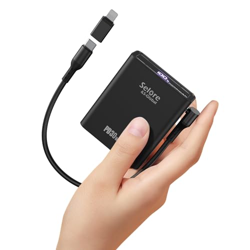 Power Bank 30W, 10000mAh Powerbank mit Schnellladefunktion Kabel, Tragbares Ladegerät Klein Aber Stark, Externe Handyakkus Mini with USB C Output, Akkupack Kompatibel mit iPhone, iPad, Galaxy Power Bank 30W, 10000mAh Powerbank mit Schnellladefunktion Kabel, Tragbares Ladegerät Klein Aber Stark, Externe Handyakkus Mini with USB C Output, Akkupack Kompatibel mit iPhone, iPad, Galaxy von Selore&S-Global