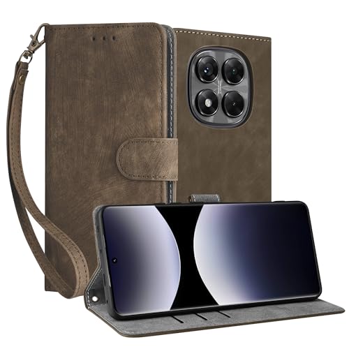 Seltureone Handyhülle Kompatibel für Xiaomi Redmi Note 14 Pro 5G/ Note 14 Pro Plus 5G, Premium PU Leder Hülle, Klappbar Flip Stoßfeste, Klapphülle mit Tasche Magnet Kartenfach Standfunktion - Braun Seltureone Handyhülle Kompatibel für Xiaomi Redmi Note 14 Pro 5G/ Note 14 Pro Plus 5G, Premium PU Leder Hülle, Klappbar Flip Stoßfeste, Klapphülle mit Tasche Magnet Kartenfach Standfunktion - Braun von Seltureone