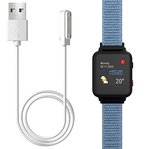 Seltureone Magnetisches USB-Ladekabel Kompatibel für ANIO 5, Tragbares Magnetisches SmartWatch USB-Ladekabel Ersatz für ANIO Kinder Smartwatches – Weiß von Seltureone