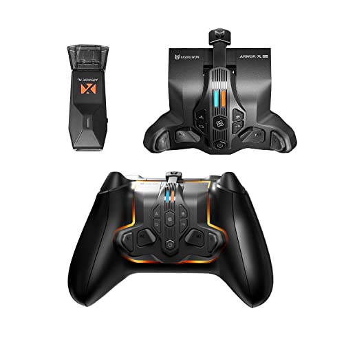 Paddles für Xbox Series S/X Controller,Rücktasten Ansatzstück mit 4 Paddeln kompatibel mit Xbox Series S/X/Xbox One/Switch/PS4/PC,Unterstützt/Turbo Funktion/Memory Funktion/Audio Buchse Paddles für Xbox Series S/X Controller,Rücktasten Ansatzstück mit 4 Paddeln kompatibel mit Xbox Series S/X/Xbox One/Switch/PS4/PC,Unterstützt/Turbo Funktion/Memory Funktion/Audio Buchse von Semaiki