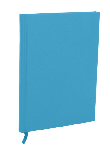 Semikolon 350918 - Notizbuch Classic A5 liniert - 160 Seiten, cremeweißes Papier – Lesezeichen – turquoise türkis von Semikolon