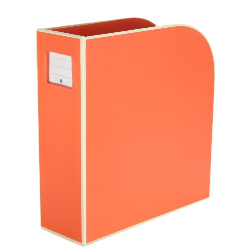 Semikolon 352749 Stehsammler A4 – Zeitschriften-Sammler, Dokumenten-Ordner, Format 10,5 x 26 x 31 cm – orange orange von Semikolon