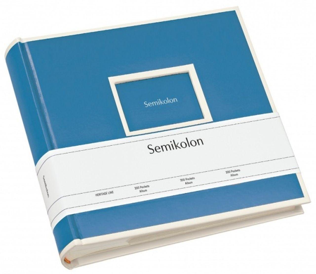 Semikolon Fotoalbum 200 Pockets Album 364065 azzurro von Semikolon