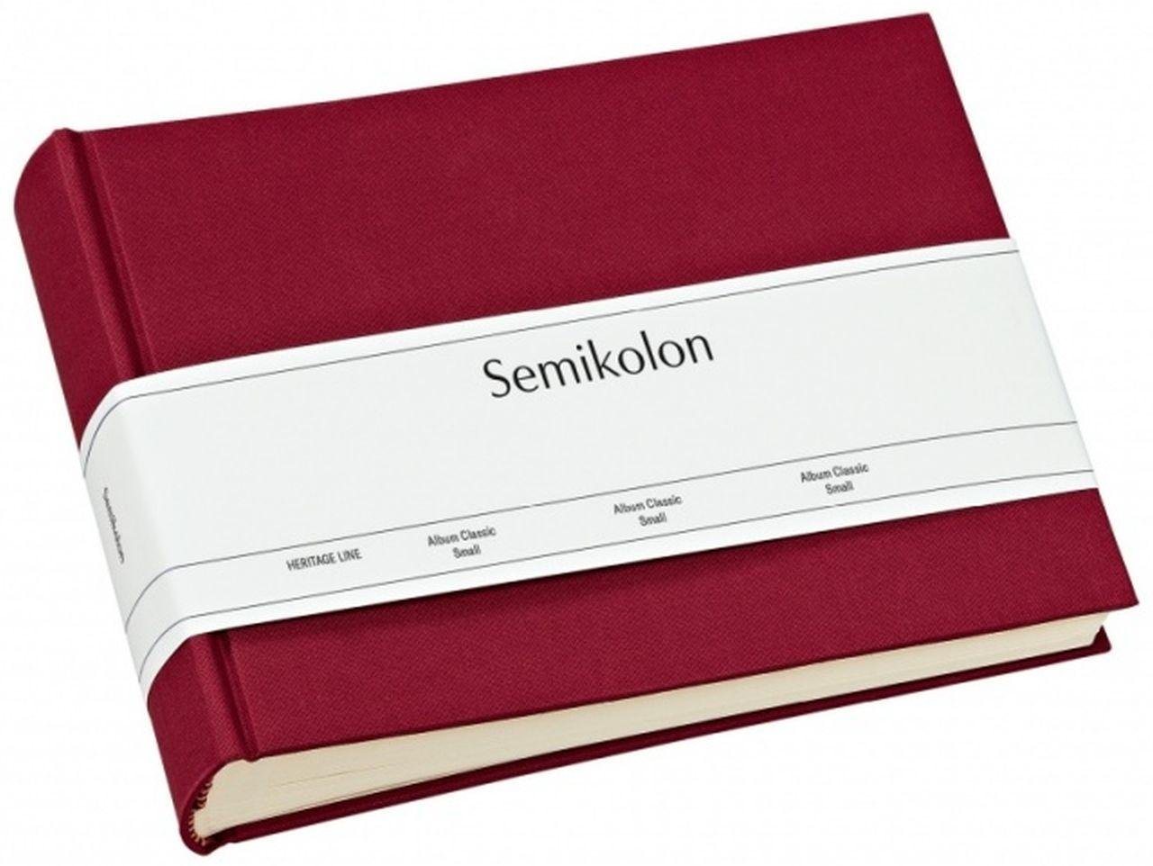 Semikolon Fotoalbum Album 350980 Classic Small burgundy von Semikolon